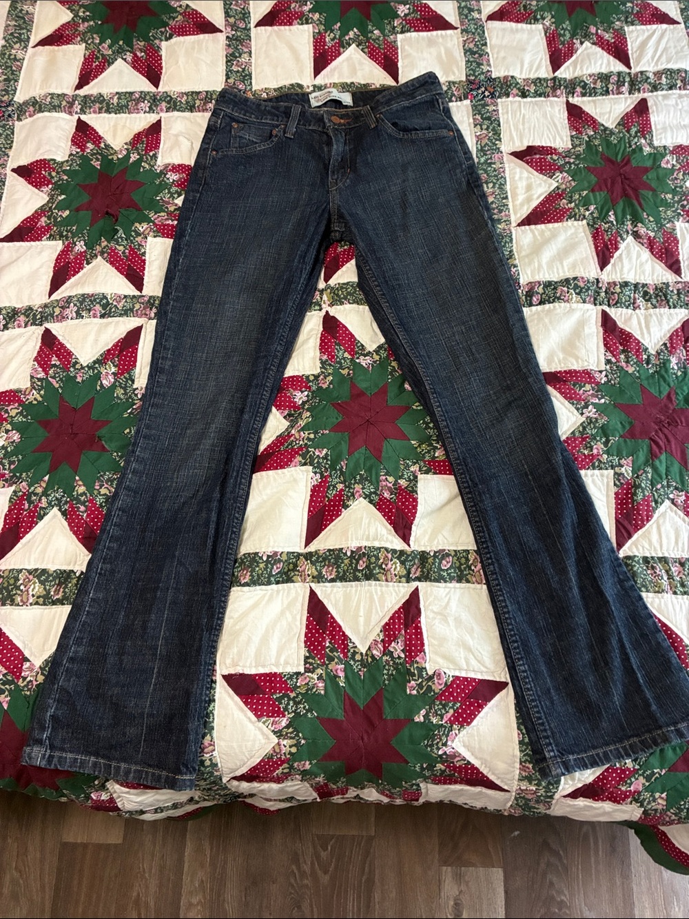 Levi's Dark Blue Flared Jeans